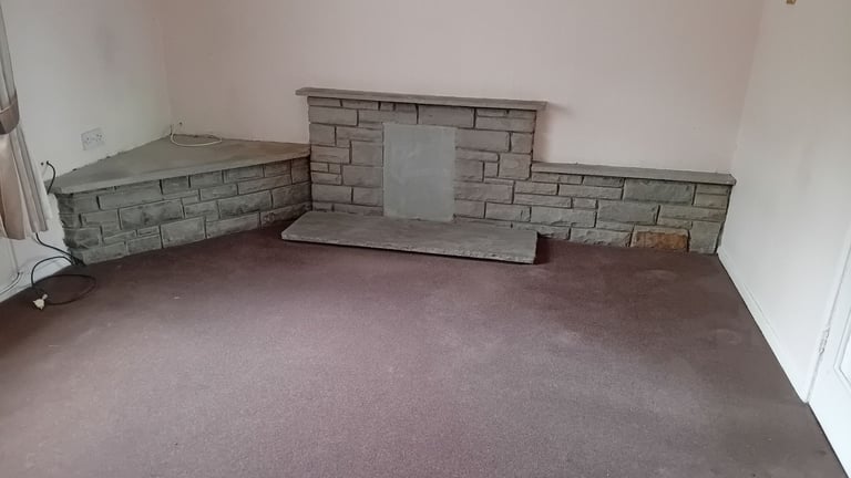 Free Brick / Stone TV Fireplace