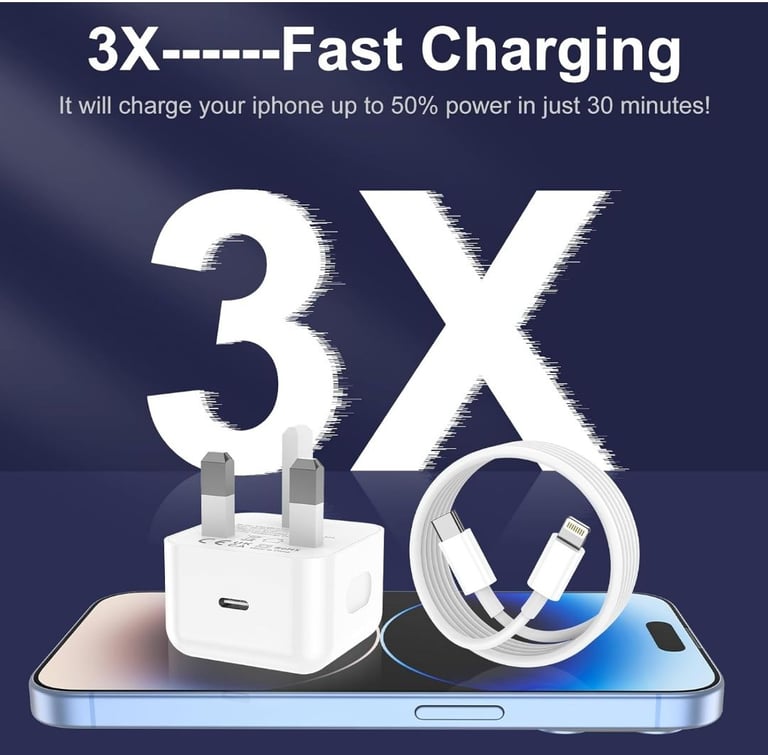 2 Pack iPhone Charger