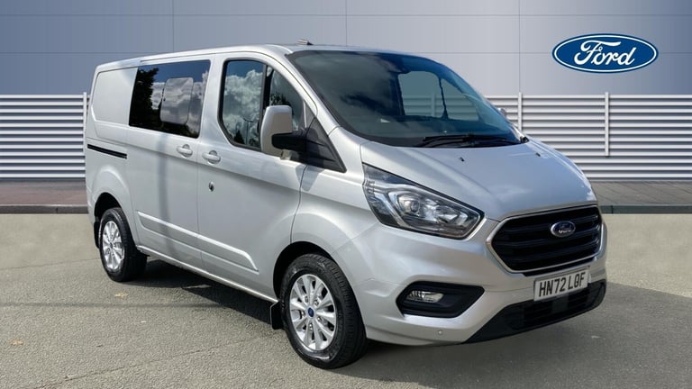 2022 Ford Transit Custom 320 L1 Diesel Fwd 2.0 EcoBlue 170ps Low Roof D/Cab Limited Van Auto Crew...