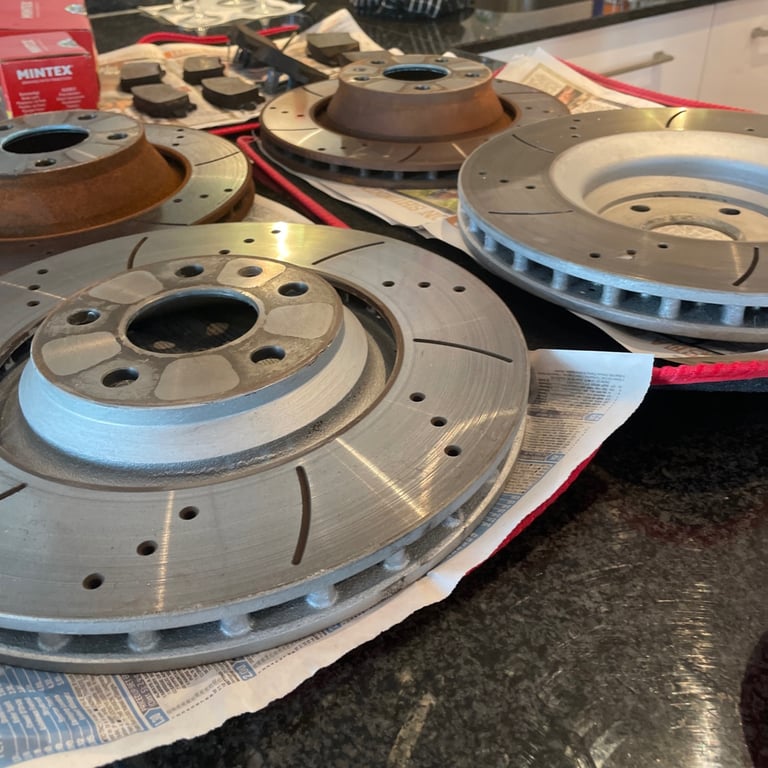 image for Drilled and grooved discs for Audi TTS Mk two
