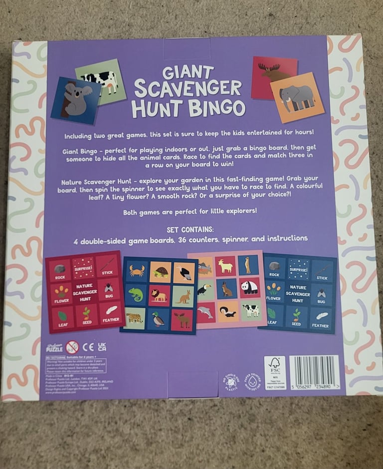 image for Giant scavenger hunt bingo 