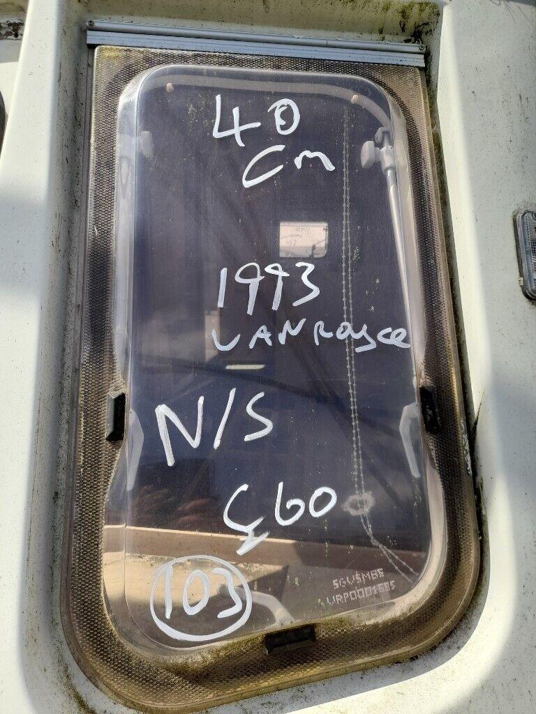 Vanroyce caravan front nearside window 