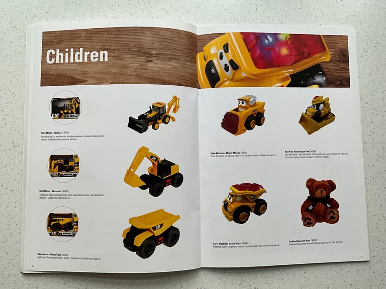 CAT Caterpillar Finning Brand Addition Merchandise Catalogue 2017, Clothes, Watches, Bags, Footwear