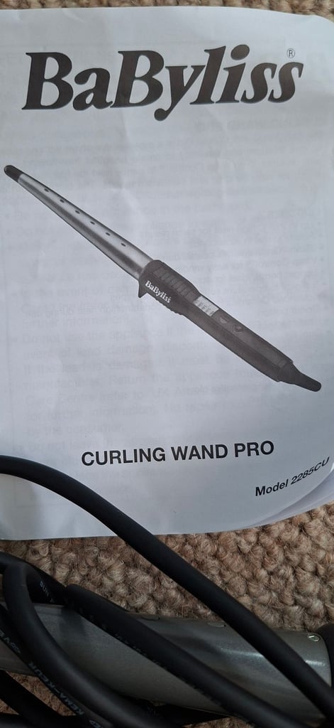 Babylis curling wand pro