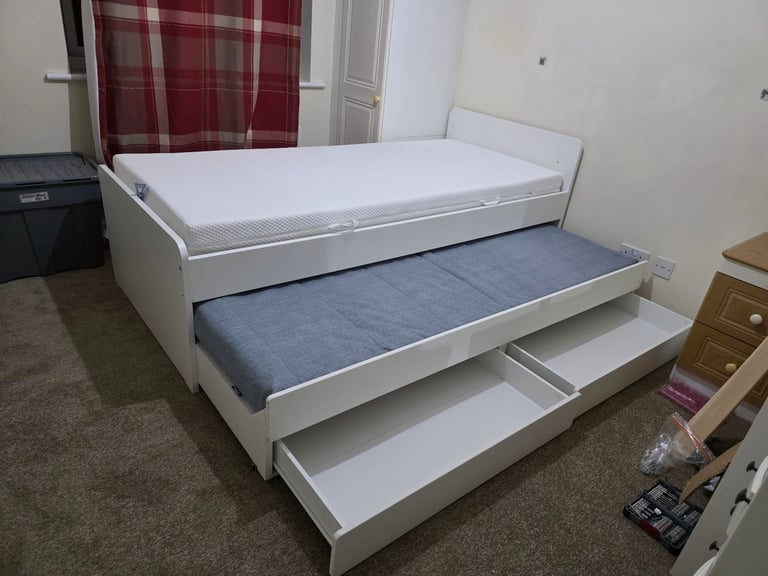image for (can deliver) Ikea Slakt bed and mattress 