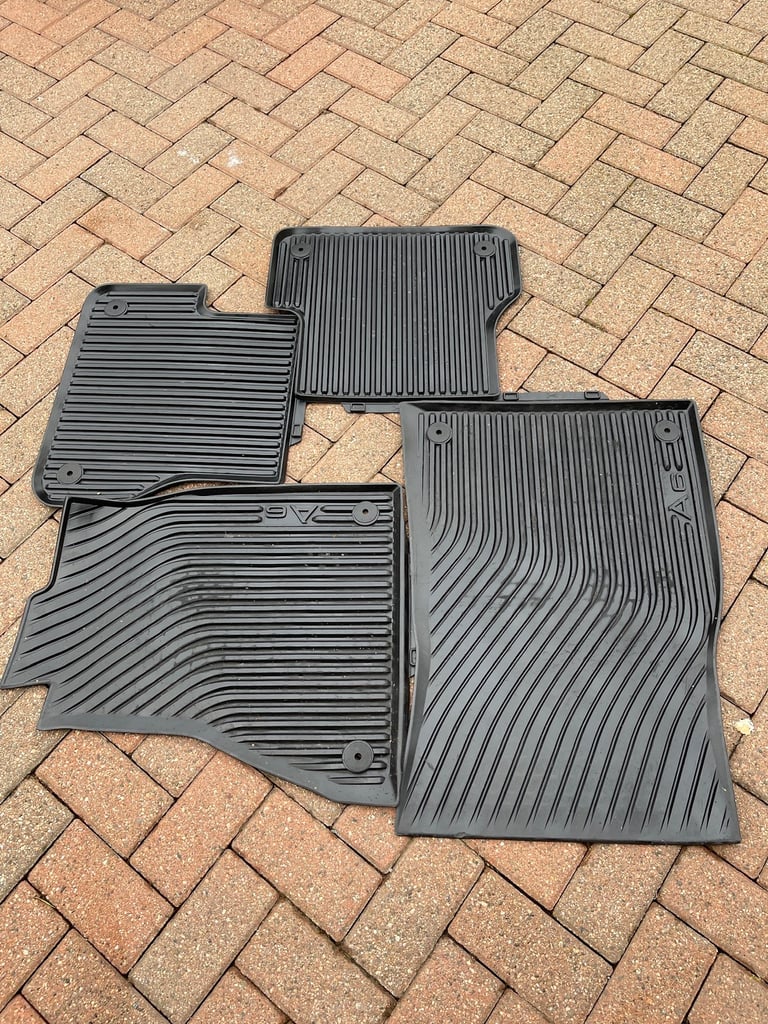 Genuine Audi a6 rubber mats