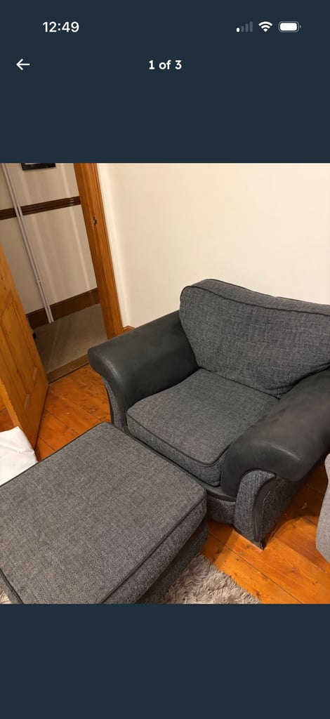 image for Chair and footstall