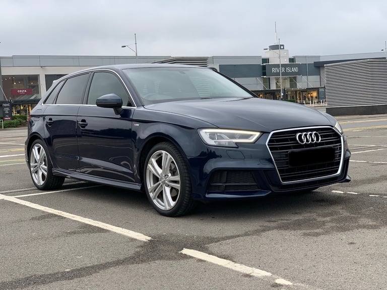Audi A3, 5 Door, Sportback, S line, with low mileage very well looked after.
