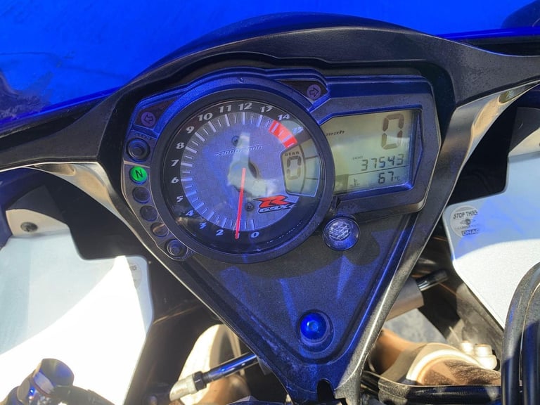 2008 08 SUZUKI GSXR 1000 K8 GSXR1000 SUPER SPORT BLUE  WHITE HPI CLEAR