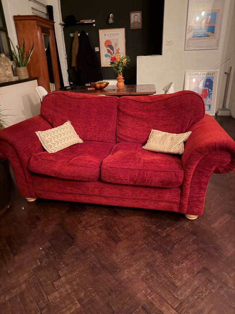 Lush Red sofa (sofa bed)