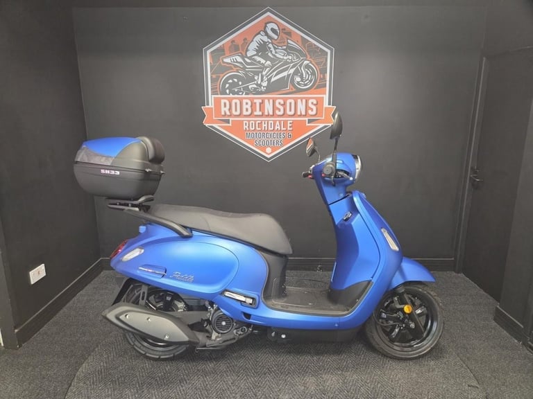 SYM FIDDLE 50cc E5 Modern Retro Classic Scooter, low rate finance.