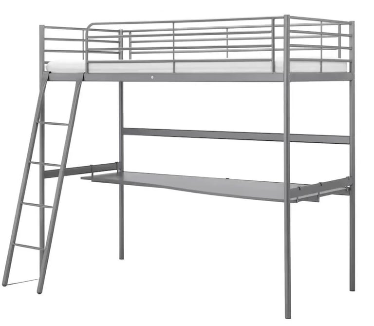 IKEA bunk bed with desk & mattress | in Teddington, London | Gumtree