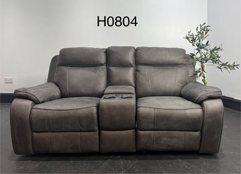 DFS Standard Fixed Back Charcoal Grey 2 Seater Sofa  £150 Free Local Delivery
