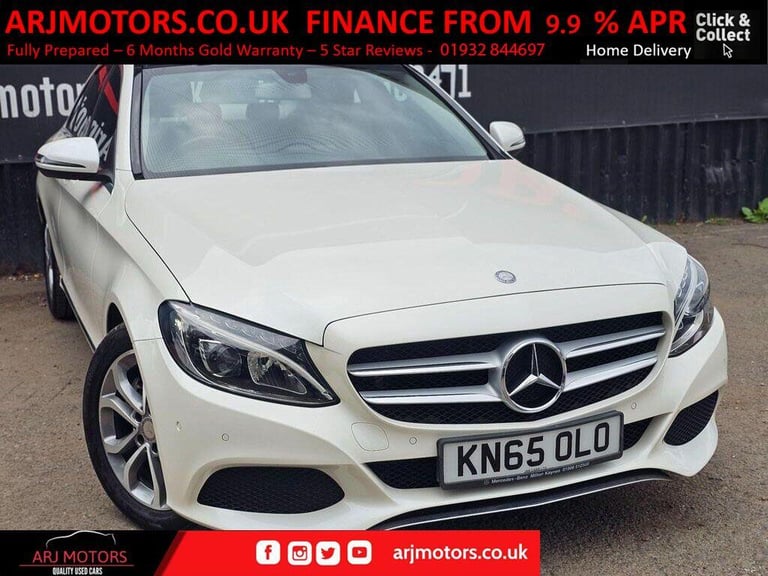 2015 Mercedes-Benz C-Class 2.0 C200 Sport (Premium) 7G-Tronic+ Euro 6 (s/s) 4dr SALOON Petrol Aut...