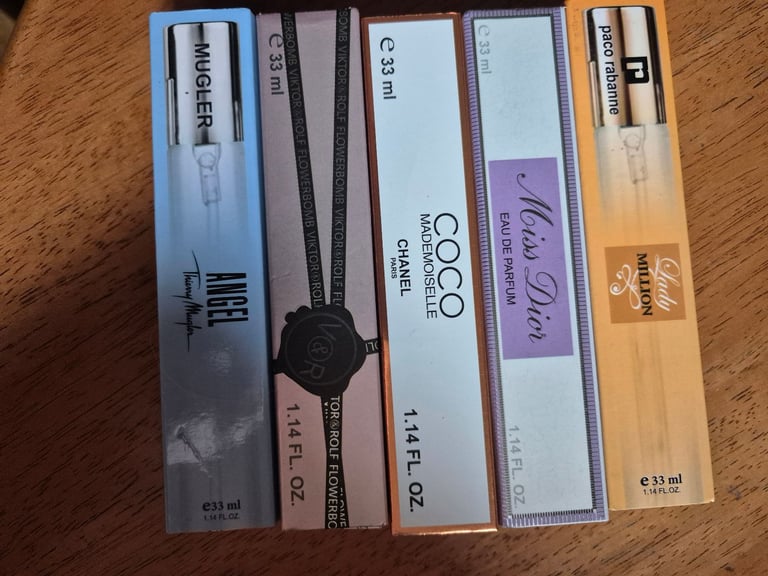 Ladies fragrances 33ml bottles