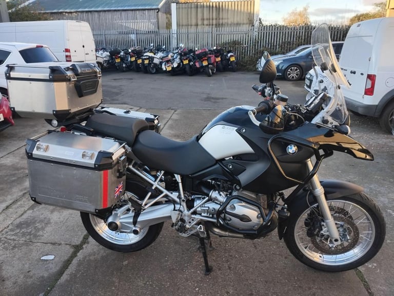 2007 07 BMW R 1200 GS AVENTURE TOURER R1200GS FULL LUGGAGE NEW MOT HPI CLEAR