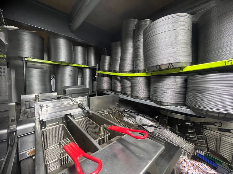 NEW COMMERCIAL CATERING 7'' BLACK IRON PIZZA PAN  TAKE AWAY FAST FOOD SHOP KITCHEN 