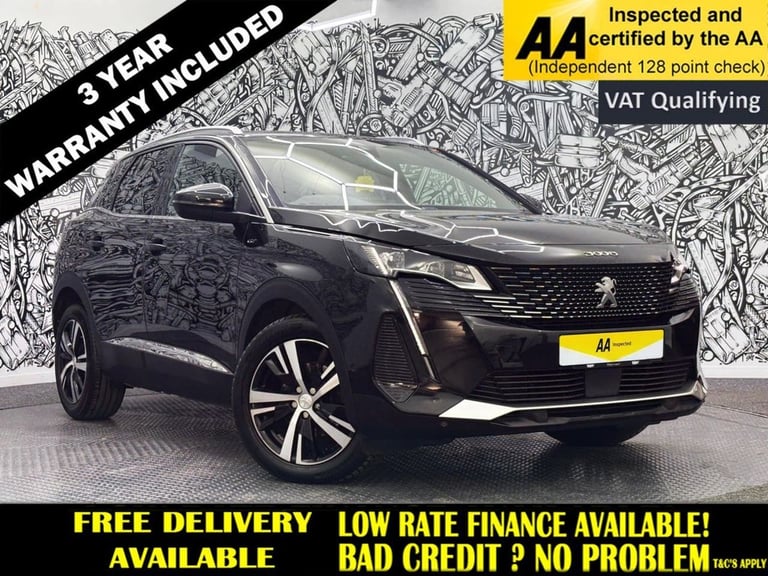 image for 2021 Peugeot 3008 1.2 PureTech GT SUV 5dr Petrol EAT Euro 6 (s/s) (130 ps) HATCHBACK Petrol Autom...