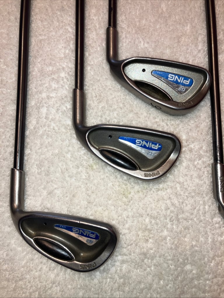 Ping G2 Iron Set Black Dot 3h4h5h 6-7-8 Iron Reg TFC100 Graphite Shaft RH 