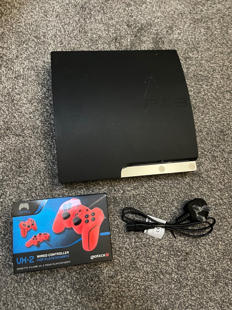 image for Ps3 console with third party controller ** sold as not working/needs work/spares/untested**