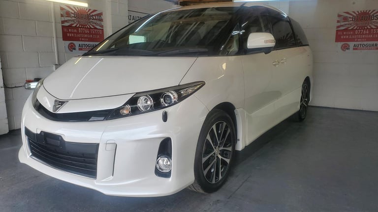 toyota toyota estima 2.4 automatic in white fresh japanese import 2012 