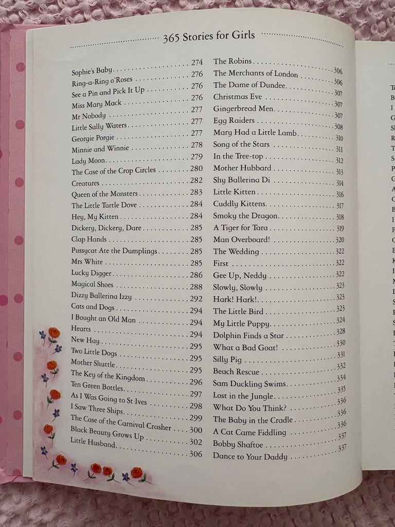 365 Stories and Rhymes for Girls Book