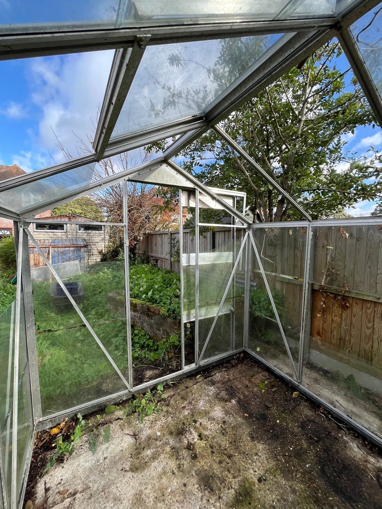 FREE 8' x 6' aluminium Greenhouse. Collect from Dereham NR20