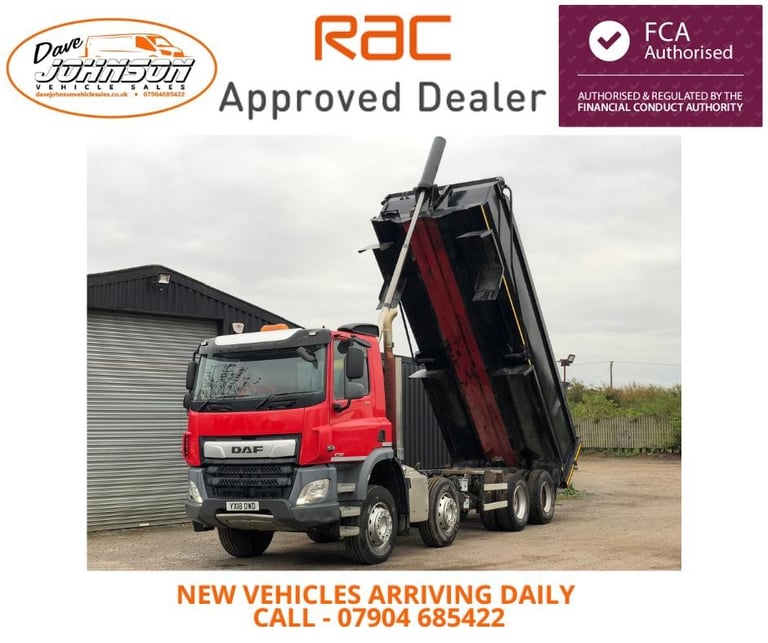 2018 DAF TRUCKS CF 8x4 Tipper 85.410
