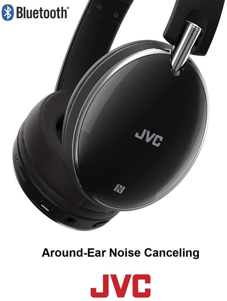 New JVC Wireless Noise Cancelling Over Ear Bluetooth Headphones