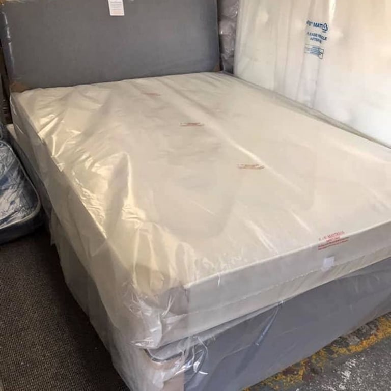 Divan Double Bed Single Bed with Mattress Full Foam Mattress Call