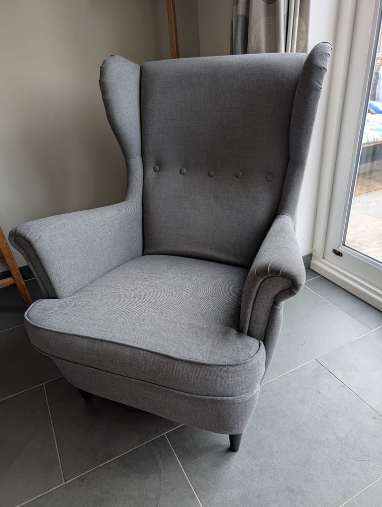 image for IKEA wingback chair 