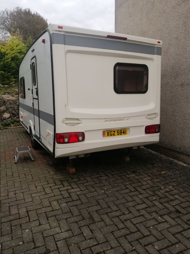 Abbey caravan with awning