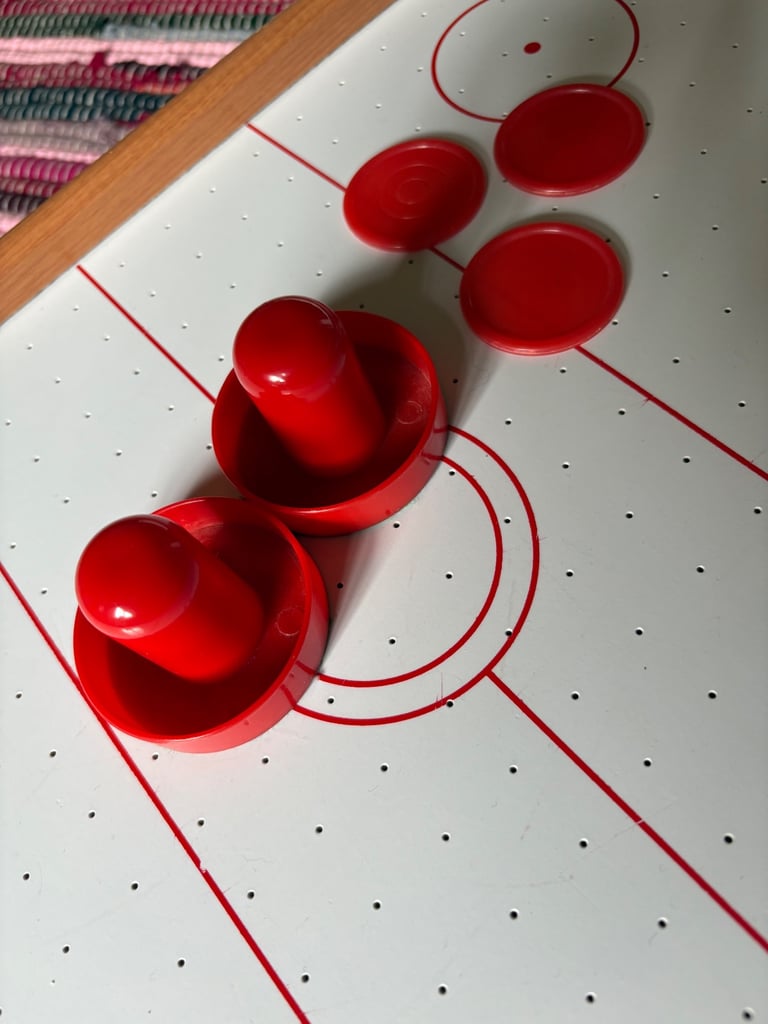 Children’s table top air hockey table 