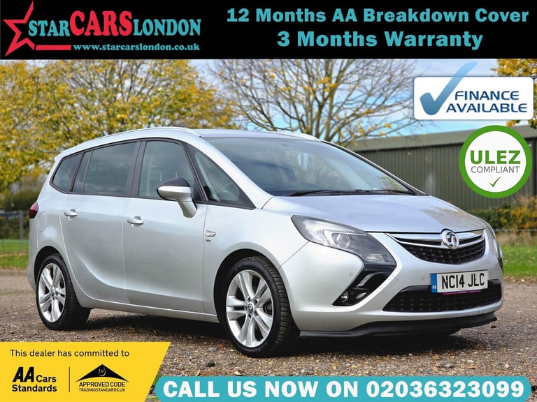 2014 Vauxhall Zafira 1.4T SRi 5dr Auto MPV PETROL Automatic