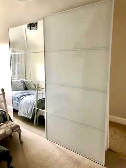 Ikea farvik white glass deals