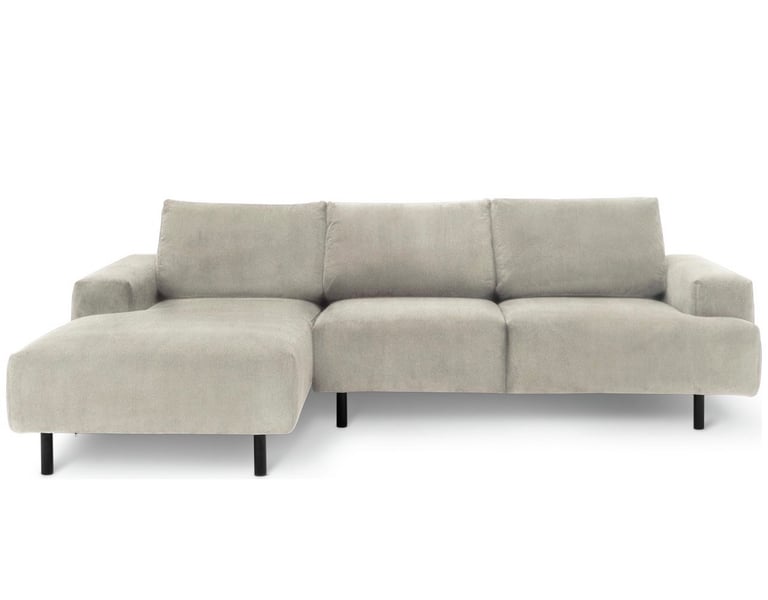 NEW Habitat Julien Left Hand Corner Chaise Sofa - Natural