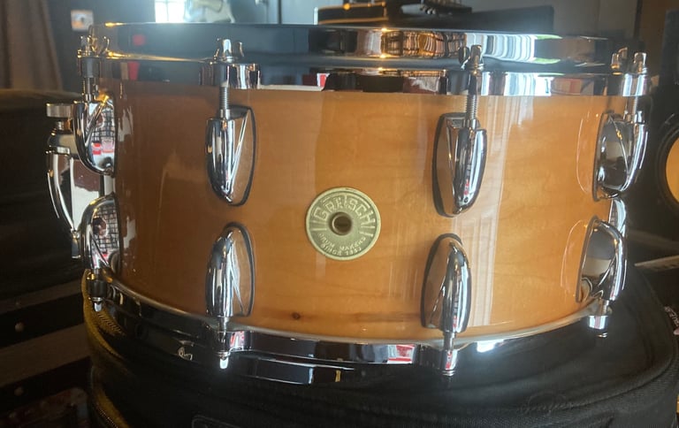 Gretsch USA Custom Drums 125th anniversary kit with additional drums added.
