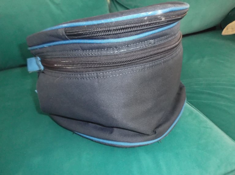 Childs horse riding safety helmet and storage bag