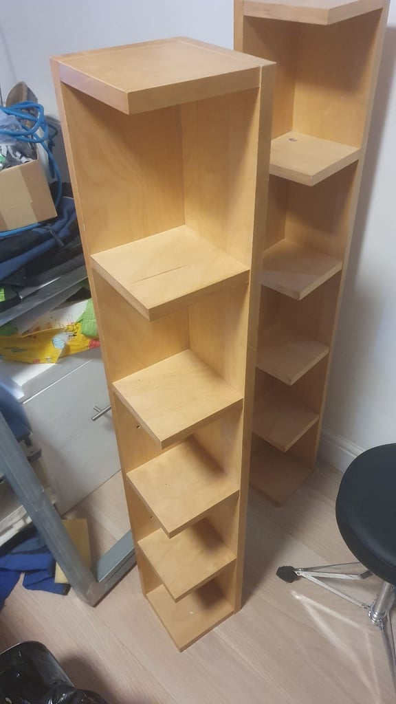 image for 2 x IKEA small shelf units