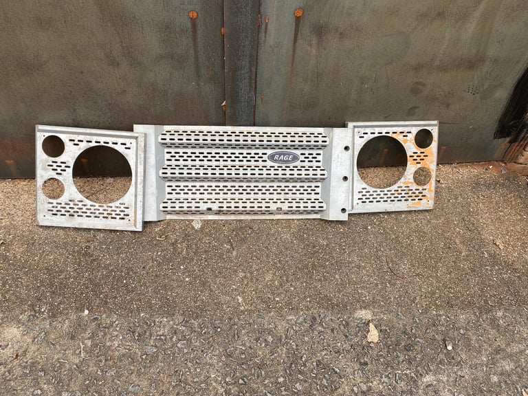 image for Landrover defender rage front grill set