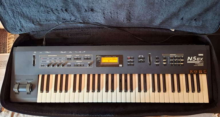 image for Korg N5 EX Synth with Gig Bag, PSU & Manual.