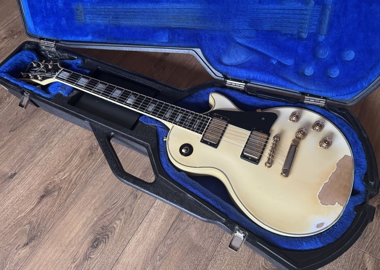 1986 Gibson Les Paul Custom Alpine White - Heavily aged - Trades