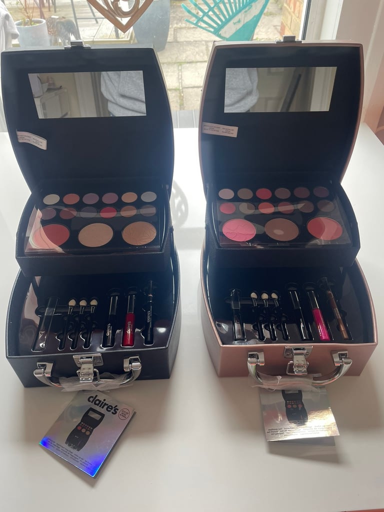 New Claire’s make up sets 
