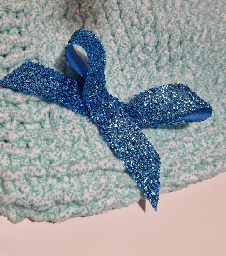 image for Hand knitted baby blanket 