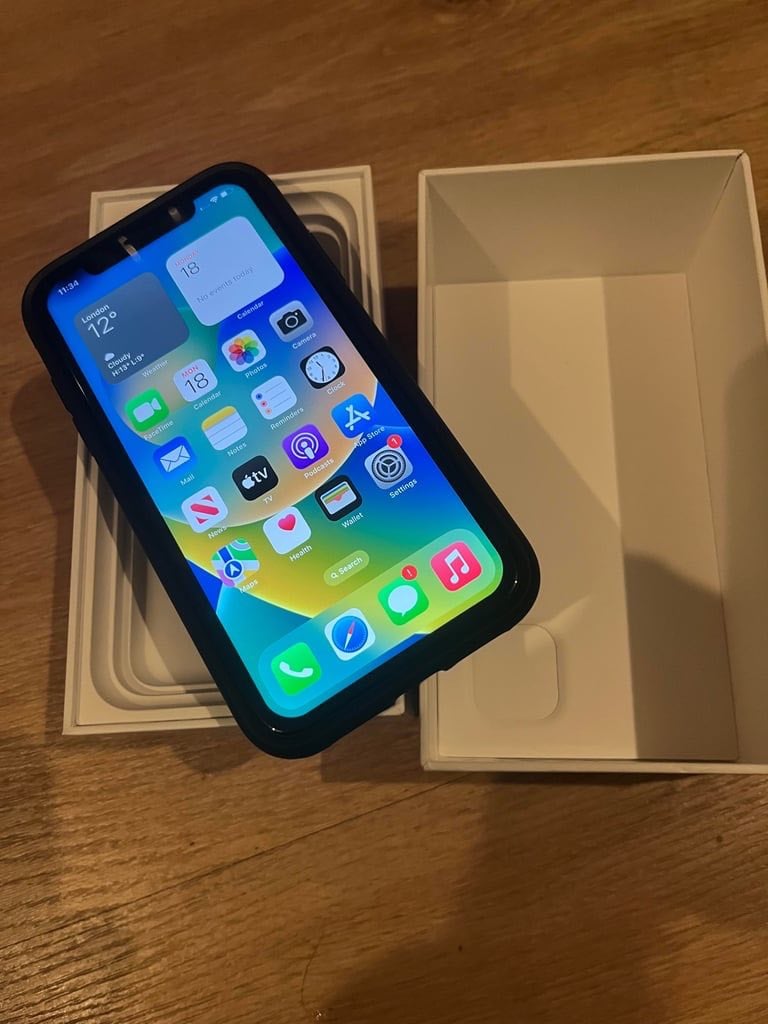 APPLE IPHONE XR 128GB BLACK MOBILE(UNLOCKED)(MINT CONDITION)