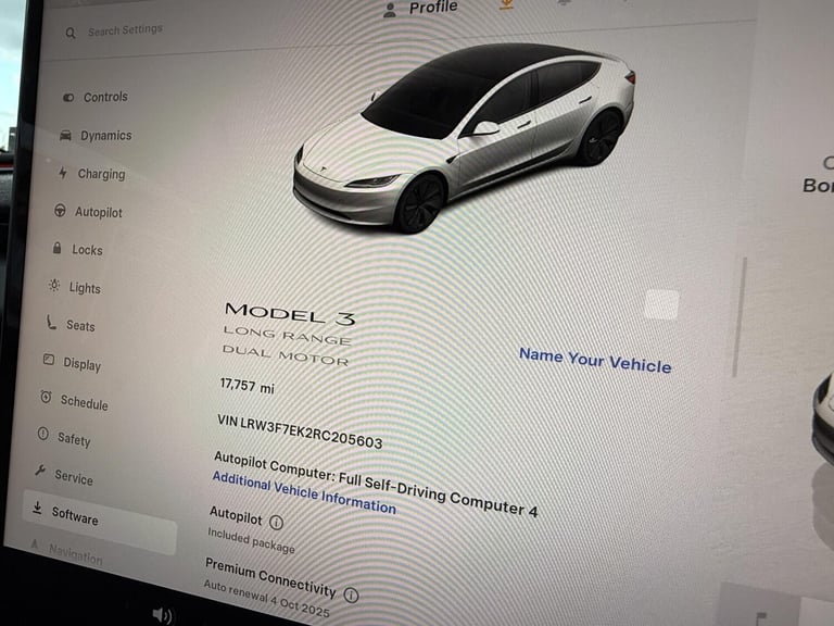 2024 Tesla Model 3 (Dual Motor) Long Range Saloon 4dr Electric Auto 4WDE (306 ps) Saloon Electric...
