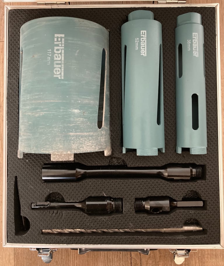 Erbauer diamond core drill set