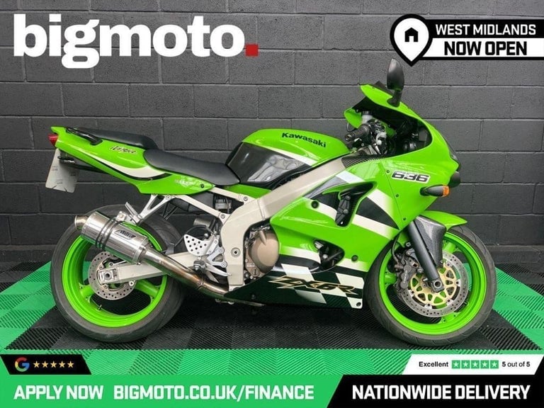 2002 02 KAWASAKI NINJA ZX-6R FINANCE SPECIALISTS APPLY NOW