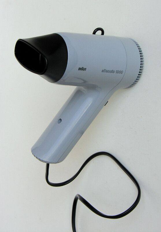 image for Braun Silencio 1600 Hairdryer Hair Dryer Retro Working Travel