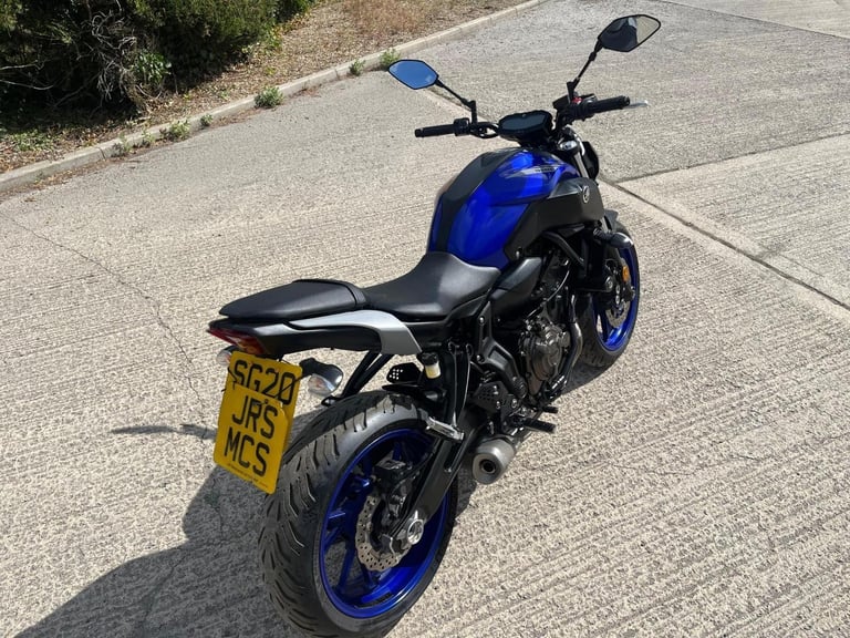 2020 20 YAMAHA MT07 ABS MT-07 MT 07 700cc ROADSTER NAKED - FSH BLUE